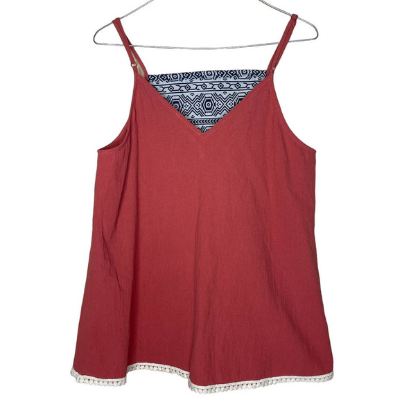 THML‎ Women's Tank Top Size Small Aztec Tassels Coastal Cowgirl Casual - Picture 7 of 9